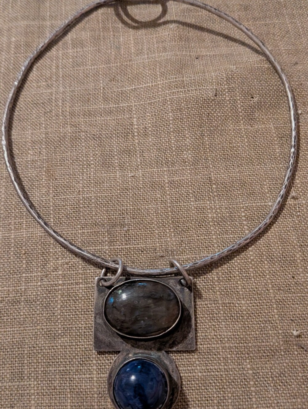 Artisan-Crafted Copper Collar Necklace